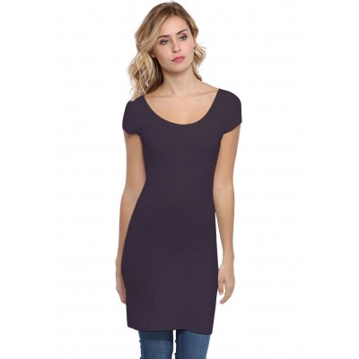 Tunique col danseuse manches courtes capes en modal ROXANE12