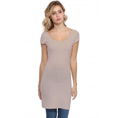 Tunique col danseuse manches courtes capes en modal ROXANE12