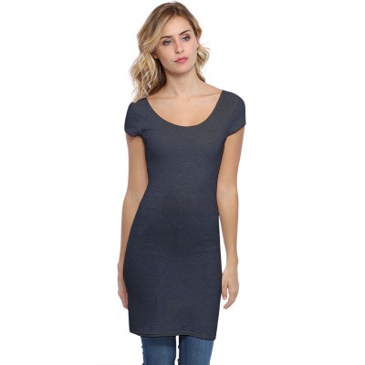 Tunique col danseuse manches courtes capes en modal ROXANE12