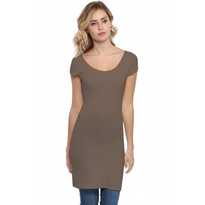 Tunique col danseuse manches courtes capes en modal ROXANE12