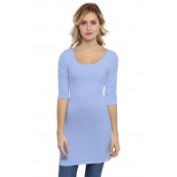 Tunique col danseuse manches 3-4 en modal ROXANE14