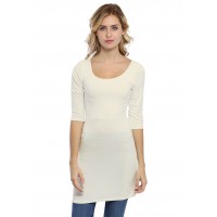Tunique col danseuse manches 3-4 en modal ROXANE14