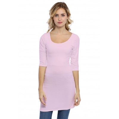 Tunique col danseuse manches 3-4 en modal ROXANE14