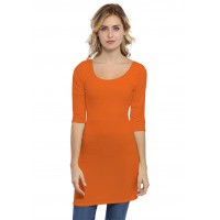 Tunique col danseuse manches 3-4 en modal ROXANE14