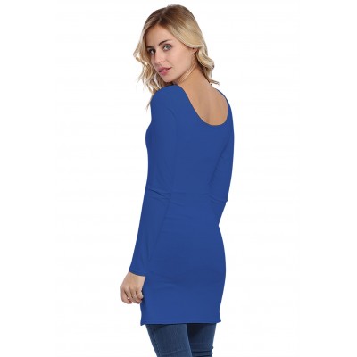 Tunique col danseuse manches longues en modal ROXANE15