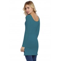 Tunique col danseuse manches longues en modal ROXANE15