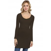 Tunique col danseuse manches longues en modal ROXANE15