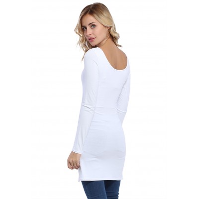 Tunique col danseuse manches longues en modal ROXANE15