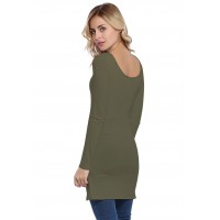 Tunique col danseuse manches longues en modal ROXANE15