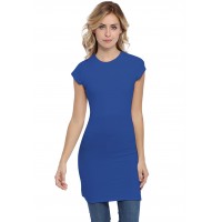 Tunique ras de cou doublée devant manches courtes en modal KATIA12