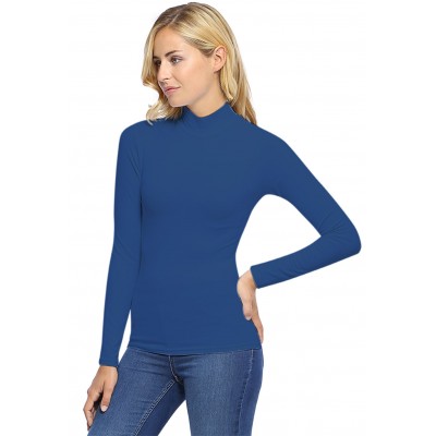Tee-shirt col montant manches longues en modal PENNY05