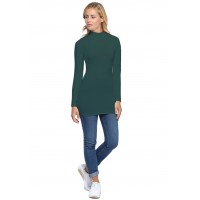 Tee-shirt long col montant et manches longues en modal PENNY10