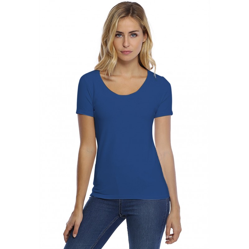 T-shirt col rond manches courtes en modal JOE03 T-shirt col rond manches courtes en modal JOE03