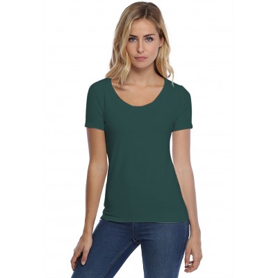 T-shirt col rond manches courtes en modal JOE03