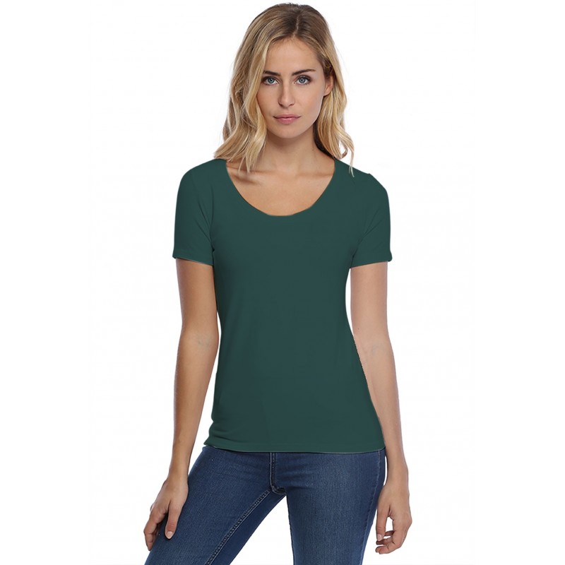 T-shirt col rond manches courtes en modal JOE03 T-shirt col rond manches courtes en modal JOE03