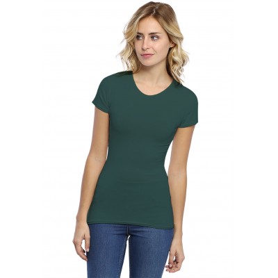 T-shirt ras du cou manches courtes en modal KATY02