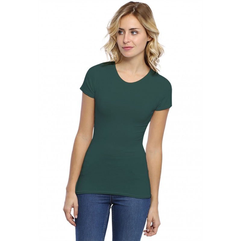 T-shirt ras du cou manches courtes en modal KATY02 T-shirt ras du cou manches courtes en modal KATY02