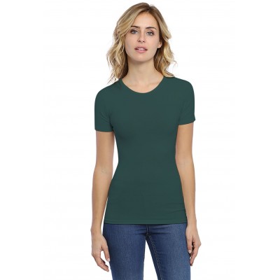 T-shirt ras du cou manches courtes en modal KATY03