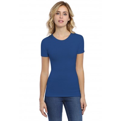 T-shirt ras du cou manches courtes en modal KATY03