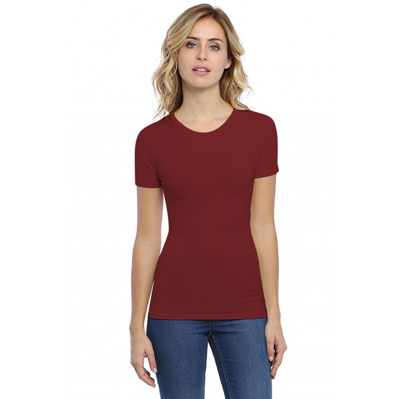 T-shirt ras du cou manches courtes en modal KATY03 T-shirt ras du cou manches courtes en modal KATY03