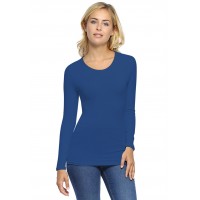 T-shirt ras du cou manches longues en modal KATY05