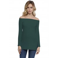 T-shirt long épaules nues en modal LANA