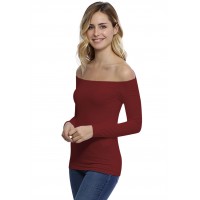 T-shirt épaules nues en modal MANOLO05