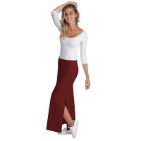Jupe longue en modal AELIS03