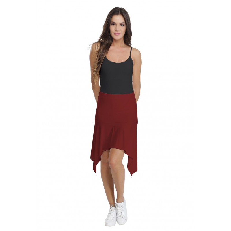 Jupe asymétrique en modal HOLLY Jupe asymétrique en modal HOLLY