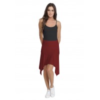 Jupe asymétrique en modal HOLLY