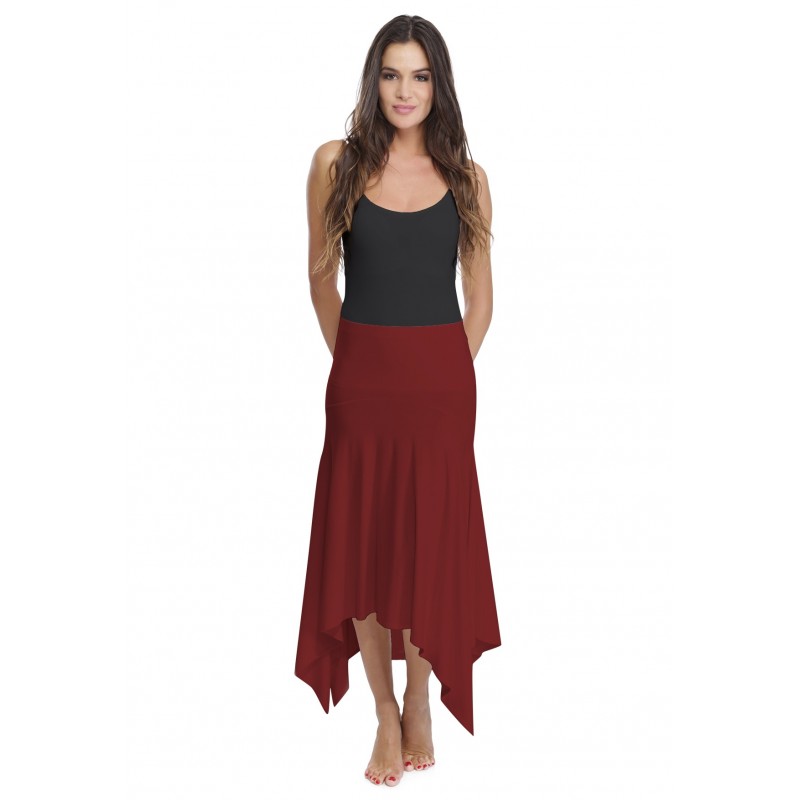 Jupe longue asymétrique en modal KYM Jupe longue asymétrique en modal KYM