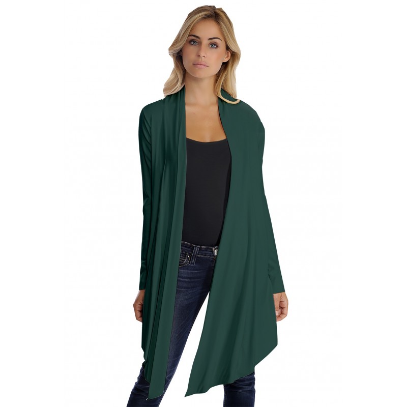 Gilet long manches longues en modal ANNELIE Gilet long manches longues en modal ANNELIE