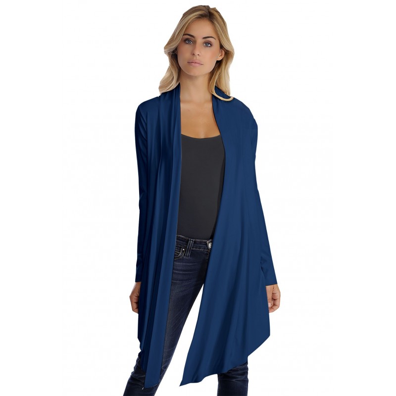 Gilet long manches longues en modal ANNELIE Gilet long manches longues en modal ANNELIE