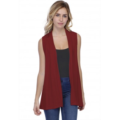 Gilet long sans manches en modal DEBO01