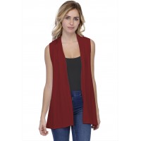 Gilet long sans manches en modal DEBO01