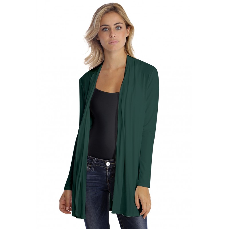 Gilet long à manches longues en modal DEBO02 Gilet long à manches longues en modal DEBO02
