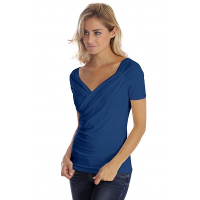 T-shirt cache-coeur manches courtes en modal GERRY01