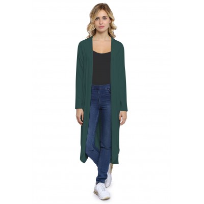 Gilet long à manches longues en modal YOLA