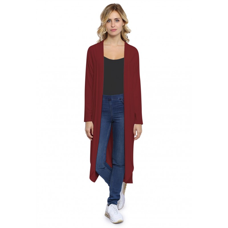 Gilet long à manches longues en modal YOLA Gilet long à manches longues en modal YOLA