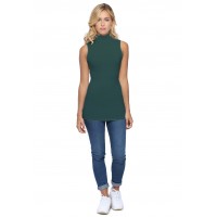 Débardeur long col montant en maille modal PENNY06