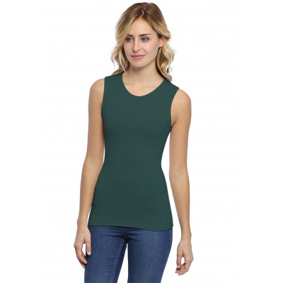 Débardeur col colletage ras du cou en modal KATY01