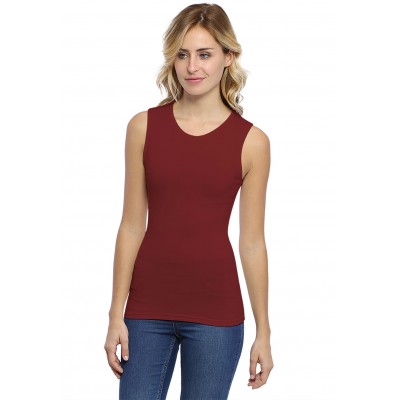 Débardeur col colletage ras du cou en modal KATY01