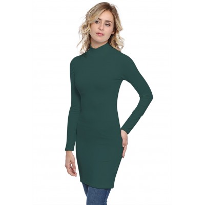 Tunique col montant manches longues en modal PENNY15