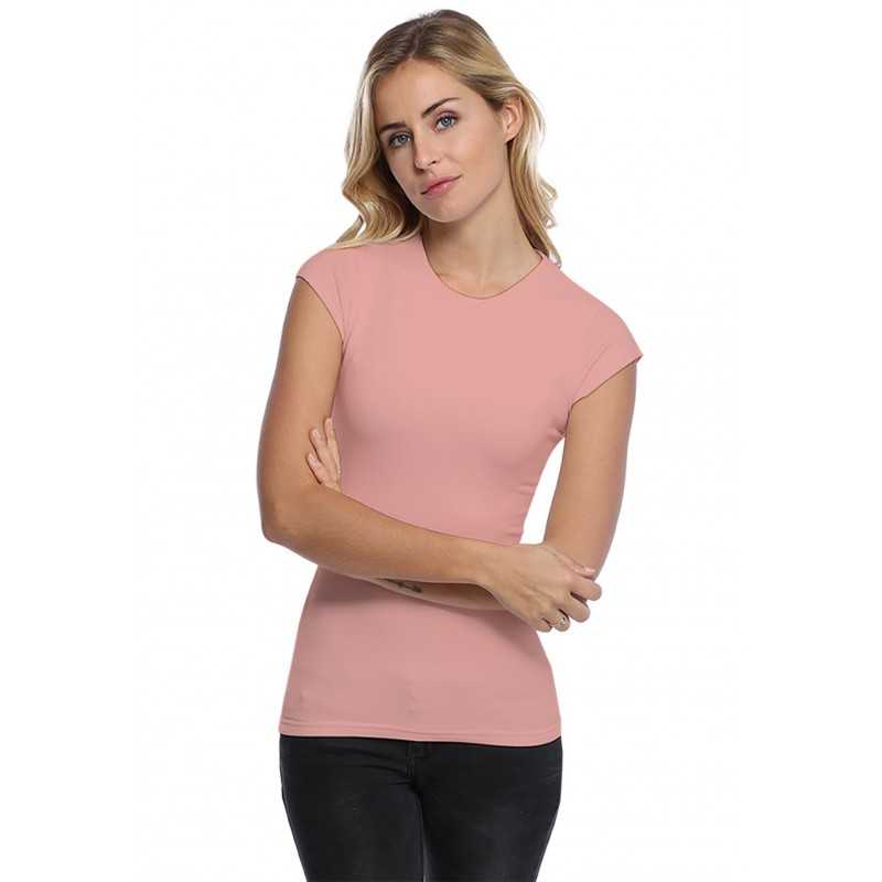 T-shirt col ras du cou manches cape femme – Katia | Rendez-Vous Paris