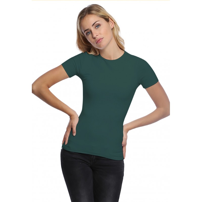 T-shirt ras du cou doublé devant manches courtes en modal KATIA03 T-shirt ras du cou doublé devant manches courtes en modal KATIA03