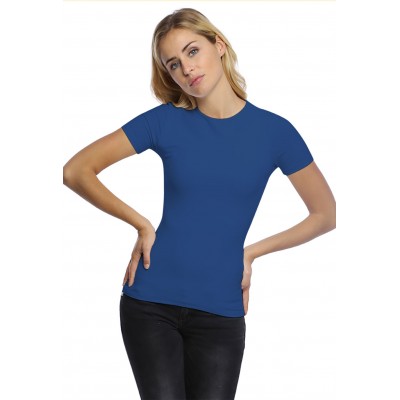 T-shirt ras du cou doublé devant manches courtes en modal KATIA03