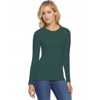 T-shirt col rond manches longues en modal KATIA05