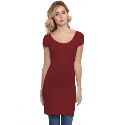 Tunique col danseuse manches courtes capes en modal ROXANE12