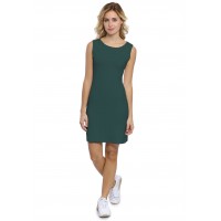 Robe col bateau sans manche en modal GUIMAUVE01