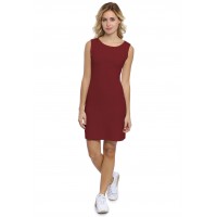 Robe col bateau sans manche en modal GUIMAUVE01